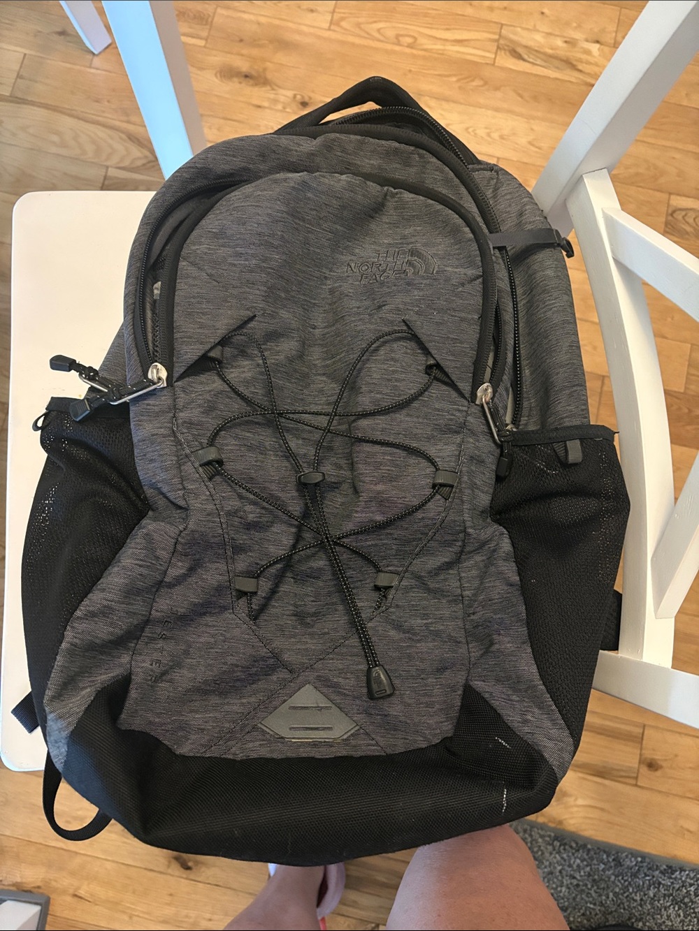 The North Face Charcoal Gray & Black Men's Everyday Backpack